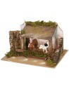 Recinto con vacas y sonido 20x14x10,5 h cm