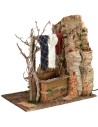 Fuente funcional con goteo 30x48x49 h cm para estatuas de 30 cm