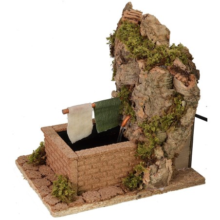 Fuente funcional con goteo 16x23x23 h cm Mondo Presepi