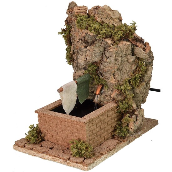 Fuente funcional con goteo 16x23x23 h cm Mondo Presepi