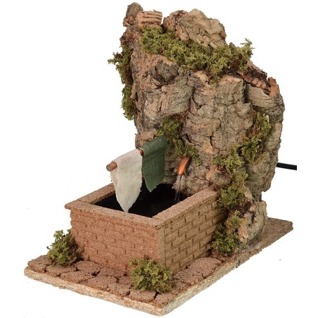 Fuente funcional con goteo 16x23x23 h cm Mondo Presepi