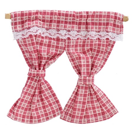 Double curtain with rod cm 13x12 h