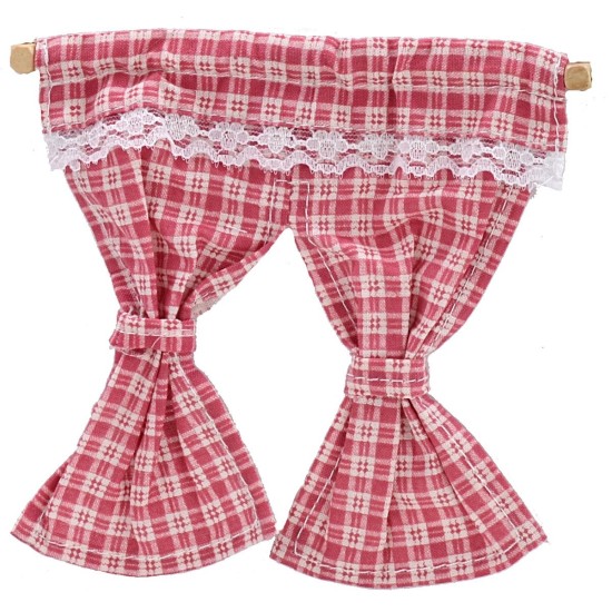 Double curtain with rod cm 13x12 h