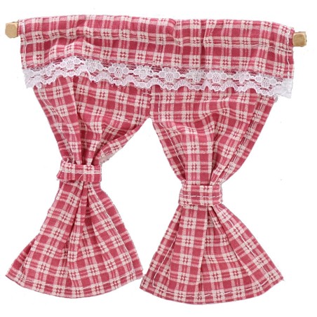 Double curtain with rod cm 13x12 h