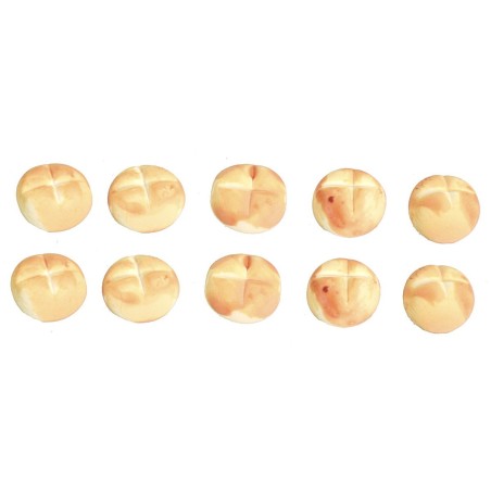 Juego de 10 panecillos ø 9 mm Mundo Pesebres