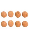 Conjunto de 8 albaricoques 6 mm