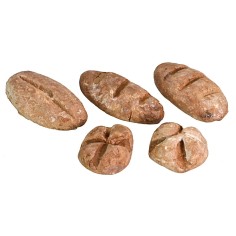 Set of 5 assorted breads cm 2-1