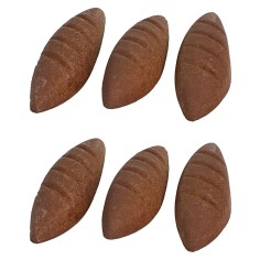 Juego de 6 panes de 3,5 cm Mundo Pesebres