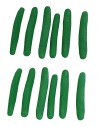 Juego de 12 calabacines de 2,5 cm