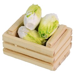 Caja con achicorias cm 3,5x2,5x3,2 h Mundo Pesebres 2