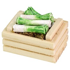 Cassetta con porri cm 3,5x2,5x2,2 h Mondo Presepi 2