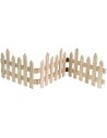 Wooden fence 3 pieces cm 20x0,5x12 h
