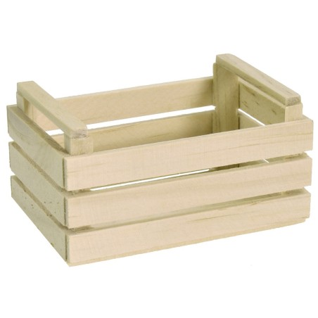 Wooden box 7.5x5x4 cm h