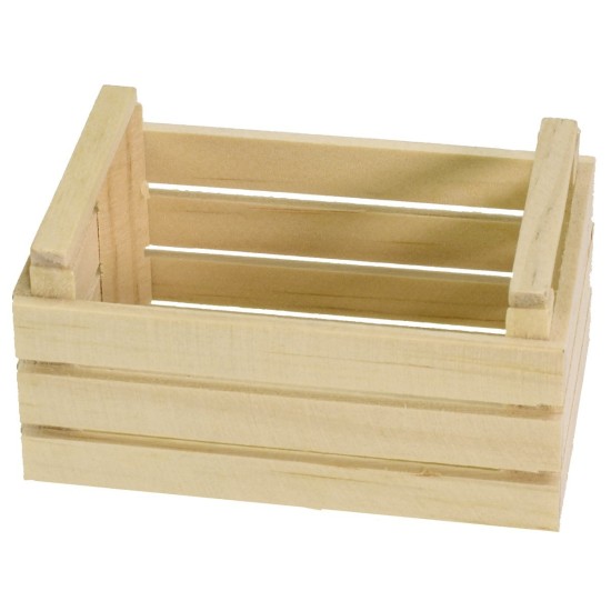 Wooden box 7.5x5x4 cm h