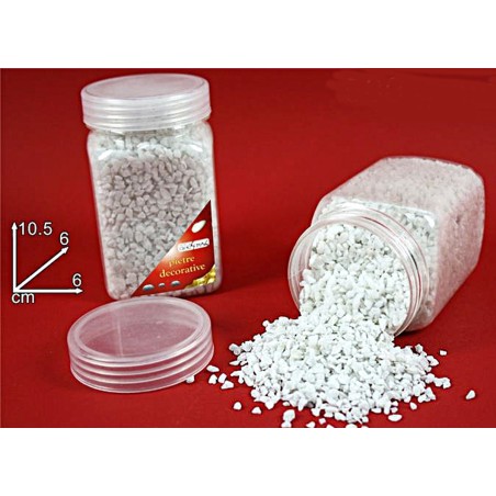 Pietre decorative bianche 500 gr sassolini 5-7mm