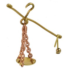 Bilancia in metallo cm 4x4 h Mondo Presepi