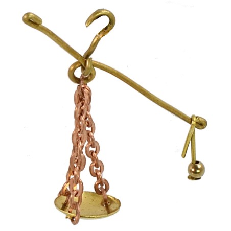 Bilancia in metallo cm 4x4 h Mondo Presepi