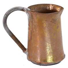 Copper jug 2.5x2.2 cm h