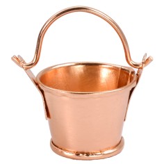 Copper bucket 2x1,6 cm h