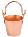Copper bucket 1,5x1,3 cm h