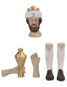 Head, hands, feet Three Magi statues cm 12-15 h