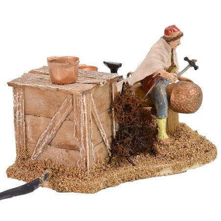 Coppersmith in motion series 10 cm Landi Moranduzzo