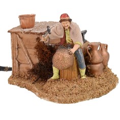 Coppersmith in motion series 10 cm Landi Moranduzzo