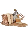 Falegname in movimento Fontanini 12 cm Mondo Presepi