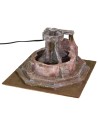 Circular fountain with octagonal stairs 26x26x16.5 cm h for