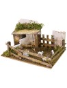 Enclosure with sheep towards sound cm 20x14x11 h