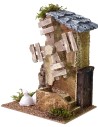 Molino de viento para belén funcionando cm 17x13x21 h