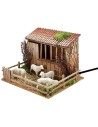 Redil con ovejas en movimiento Landi Moranduzzo cm 23,5x20,5x17