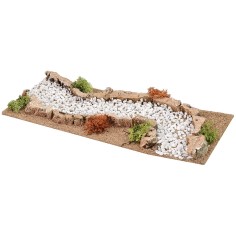Strada bianca componibile per presepe cm 13x33x4 h Mondo Presepi 2