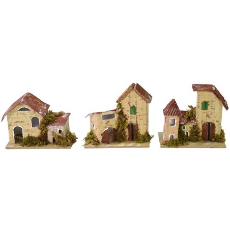 6 groups of houses for creche 10x6 cm