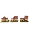 Set 6 casette per presepe cm 10x6 Mondo Presepi