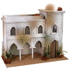 Casa araba con archi cm 40x20x36 h Mondo Presepi