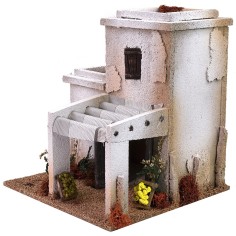 Arab house with shop cm 23x23x24 h 2