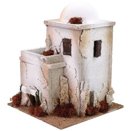 Casa araba con cupola cm 22x22x28 h