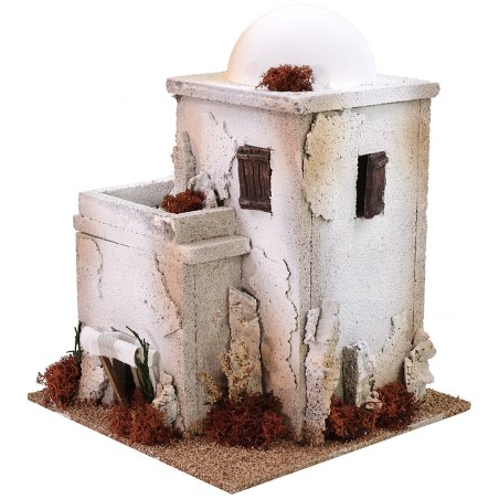 Casa araba con cupola cm 22x22x28 h Mondo Presepi