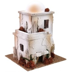 Arab house with dome 22x22x28 cm h 2