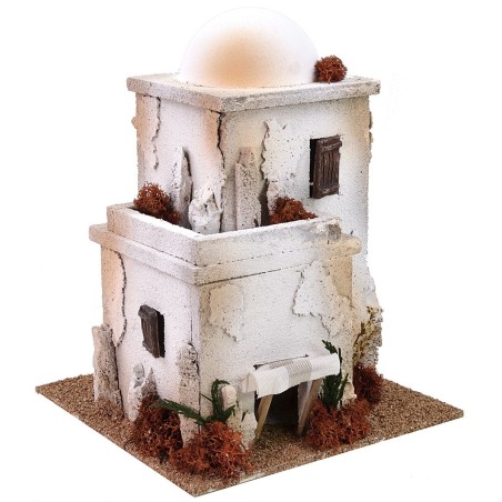 Casa araba con cupola cm 22x22x28 h Mondo Presepi