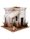 Casa árabe con tienda para negocio cm 22x22x20 h Mundo Pesebre