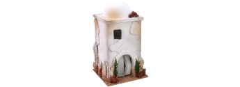 Arab house with dome and arch cm 15x15x26 h