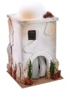 Casa árabe con cúpula y arco de 15x15x26 cm de altura Mondo Presepi