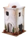 Arab house with dome and arch cm 15x15x26 h