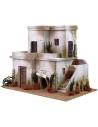 Casa árabe con escalera de dos pisos de 40x25x31 cm h