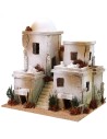 Casas árabes con escalera central de 30x25x31 cm de altura.