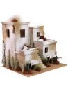 Casas árabes con escalera central de 30x25x31 cm de altura.