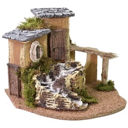 Casetta con scalinata e tettoia cm 31x29,5x24,5 h