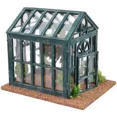Greenhouse for nativity scene cm 15x19x17 h 2
